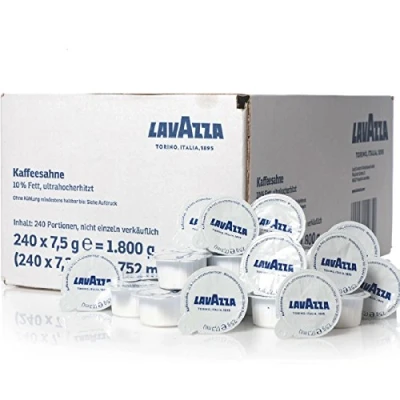 Abbildung von Lavazza Kaffeesahne Portionsmilch 240 x 7,5g Tassenportionen 10% Fett