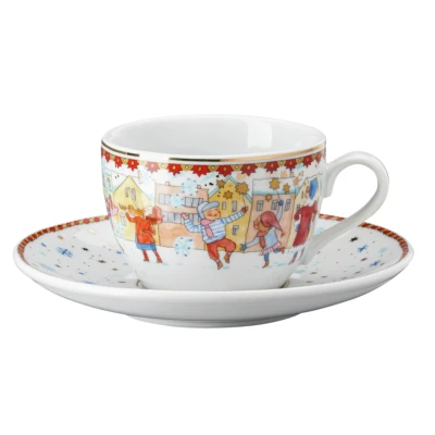 Abbildung von Hutschenreuther Sammelkollektion 2023 Weihnachtsklänge Cappuccinotasse 2tlg