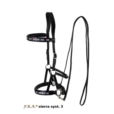 Abbildung von F.R.A. Sierra System 3 gebisslos Sidepull, WB, schwarz