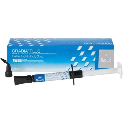 Abbildung von GRADIA PLUS Paste Light Body LB Base E 2 ml