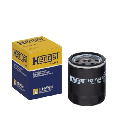 Abbildung von HENGST FILTER H31WK01 Kraftstofffilter Anschraubfilter MERCEDES BENZ: T1 Pritsche/Fahrgestell, W123 Limousine, G Klasse SUV, PUCH: modell