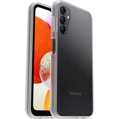 Abbildung von OtterBox Sleek Hülle für Galaxy A14, stoßfest, sturzsicher, ultraschlank, schützende Hülle, Getestet nach Militärstandard, Antimikrobieller Schutz, Transparent Keine Einzelhandelsverpackung