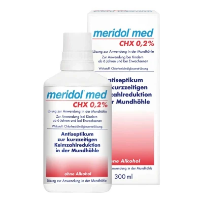 Abbildung von meridol med CHX 0,2% 300ml 300 ml Mundspülung