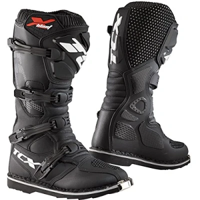Abbildung von TCX X Blast, Herren Motocross Stiefel, Enduro Off Road Stiefel mit Mikrofaser Obermaterial und Goodyear Laufsohle, Schwarz