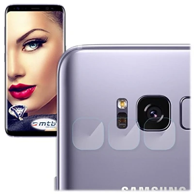 Abbildung von mtb more energy® 3X Kamera Schutz Glas für Samsung Galaxy S8 (G950) Folie Glasfolie Rückseiten Cam Linse Back