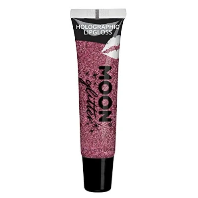 Abbildung von Moon Glitter Holografisches Glitzer Lipgloss 15ml Rosa