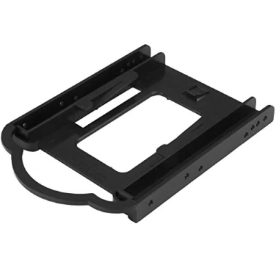 Abbildung von StarTech.com 2,5&quot; HDD / SDD Montagebügel für 3,5&quot; Laufwerkschacht Werkzeuglose Installation 2,5 Zoll SSD Adapter Bügel (BRACKET125PT)