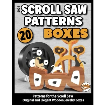 Abbildung von scroll saw Patterns 20 Boxes: for the saw, original and elegant wooden jewelry boxes, woodworking projects