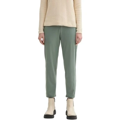 Abbildung von TOM Tailor Stoffhose, Damen, Größe: 34x28, Pale bark green