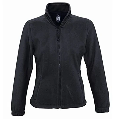 Abbildung von SOLS Damen North Fleece Jacke mit durchgehendem Reißverschluss (XL) (Anthrazit) XL,Anthrazit