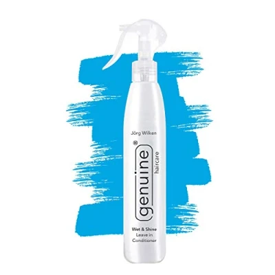 Abbildung von Leave In Conditioner Wet &amp; Shine, Feuchtigkeits Spray für trockenes, strapaziertes Haar, jeden Haartyp, genuine haircare