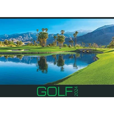 Abbildung von Golf 2024 Bildkalender 48,5x34 cm im Querformat internationaler Golfkalender Sportkalender Wandplaner Wandkalender Alpha Edition