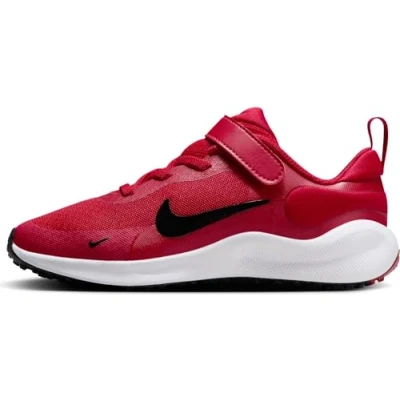 Abbildung von Nike Performance Revolution 7 Unisex Laufschuh Wettkampf für Kinder, Größe: 25, Gym red/black/white Schuhe