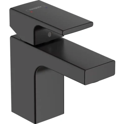 Abbildung von hansgrohe Waschtischarmatur &quot;Vernis Shape&quot;, 7cm, mit isolierter Wasserführung und Zugstangen Ablauf