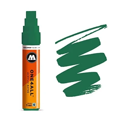 Abbildung von Molotow Permanentmarker One4All 627 HS nachfüllbar 15mm mister green