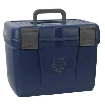 Abbildung von PFIFF 101562 223 1 Putzkiste Putzbox für Pferde stabil klein, M, blau grau