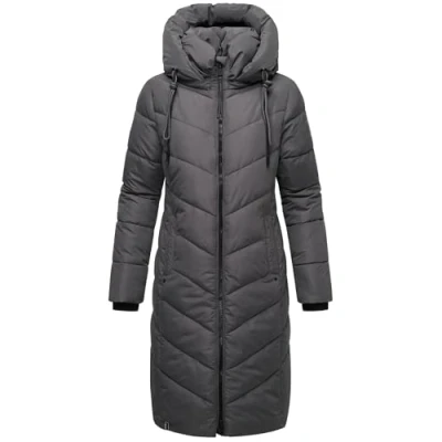 Abbildung von Navahoo Sahnekatzii Wintermantel, Damen, Größe: 3XL, Dark grey