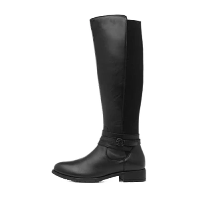 Abbildung von Hush Puppies Damen Vanessa Halblange Stiefel, Schwarz, 40 EU