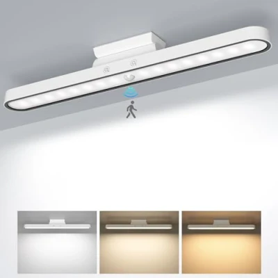 Abbildung von Realky Unterbauleuchte Küche LED, Schrankbeleuchtung Kabellos mit Bewegungssensor, Dimmbar USB C Aufladbar Lichtleiste LED 2500mAh, Unterschrank Beleuchtung für Schreibtisch, Küche, Schrank