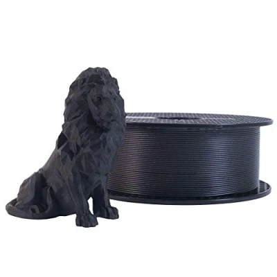 Abbildung von Prusament Prusa Galaxy PLA Filament 1,75 mm 1 kg Spule (2,2 lbs), Durchmesser Toleranz +/ 0,02 mm, Schwarz