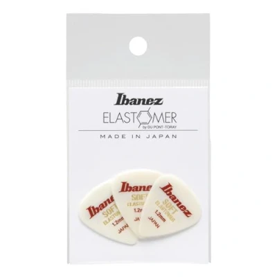 Abbildung von IBANEZ Elastomer Triangel Plektren 1,2mm Soft 3 Stück (BEL14ST12)