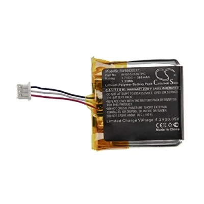 Abbildung von vhbw Akku Ersatz für Sennheiser AHB552826TPC Wireless Headset Kopfhörer (360mAh, 3,7V, Li Polymer)