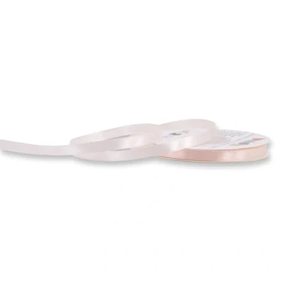 Abbildung von Satinband 6mm x 25m Rolle FARBAUSWAHL in 3/6/12/18/25/38/50/75/100mm farbecht &amp; waschbar Schleifenband für Hochzeit Geschenkband zum Verpacken Basteln Dekorieren Beige 830