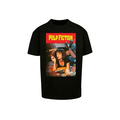 Abbildung von Merchcode PULP Fiction Poster Oversize TEE Tshirt print, Herren, Größe: 4XL, Black