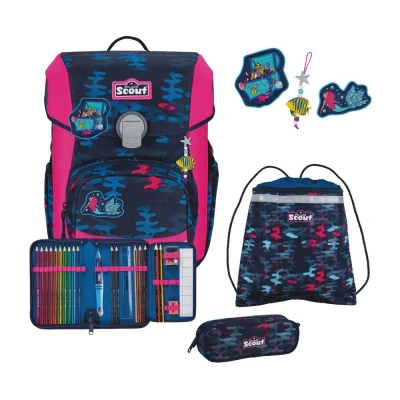 Abbildung von Scout Neo Set DIN Magic Sea Schulrucksack