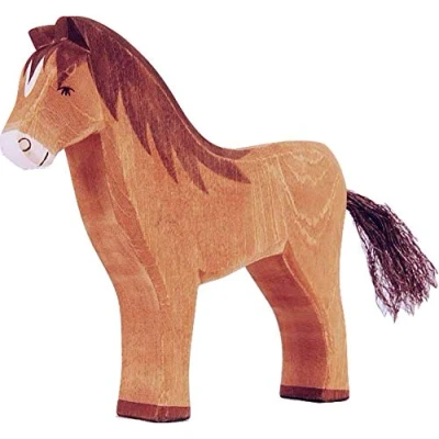 Abbildung von Ostheimer Spielfigur Pferd Holzfigur Spieltier Made in Germany, (Set, 1 tlg., 1), Höhe 13,5 cm