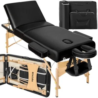 Abbildung von tectake Massageliege Somwang (Set, 1 St., mit Tragetasche)