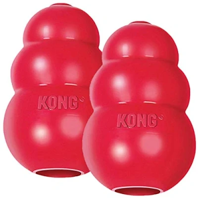 Abbildung von Kong Classic Hundespielzeug, 2 Pack, Größe L