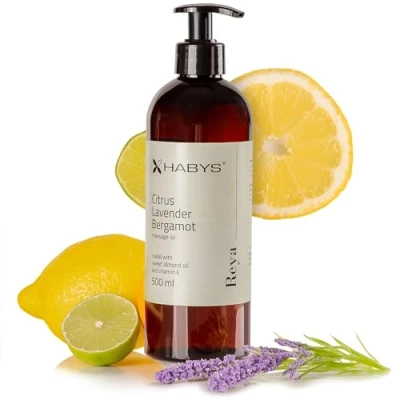 Abbildung von Habys Massageöl REYA Citrus, Lavender, Bergamot Öl 500ml