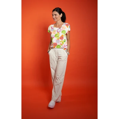 Abbildung von Seidel Moden Kurzarmshirt, mit All Over Print, MADE IN GERMANY