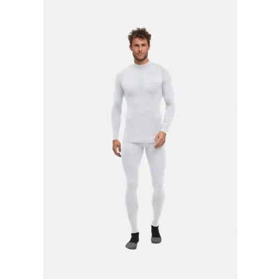 Abbildung von FALKE Herren Baselayer Shirt Warm Turtleneck M L/S SH Funktionsmaterial schnelltrocknend 1 Stück, Weiß (White 2860) neu umweltfreundlich,