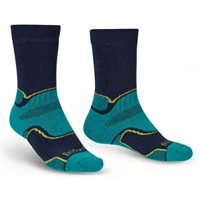 Abbildung von Bridgedale Herren 710279/282/XL Socken, Petrol/Navy, XL
