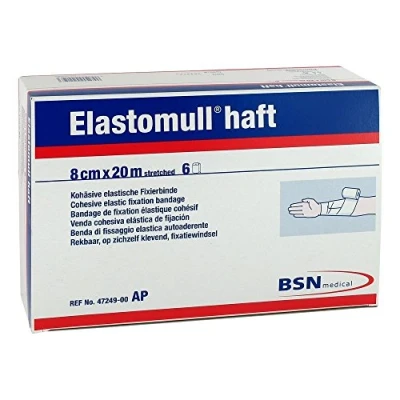 Abbildung von Elastomull haft 8 cmx20 m Fixierbinde