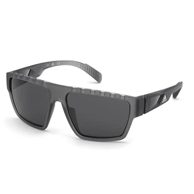 Abbildung von Adidas Sport Herren SP0008 20A Gläser SONNENBRILLEN Plastik Grau Geometrisch Normal