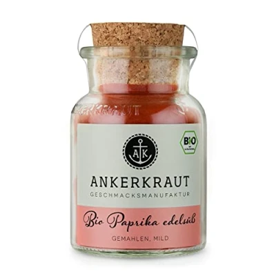 Abbildung von Ankerkraut BIO Paprika edelsüß, 85g im Korkenglas, Pulver kaufen