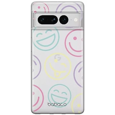 Abbildung von Babaco ERT Group Handyhülle für Google Pixel 7 PRO Original und offiziell Lizenziertes Muster Positive Vibes 002 optimal an die Form des Handy angepasst, teilweise transparent