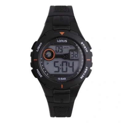 Abbildung von Lorus Herren Digital Quarz Uhr mit Silikon Armband R2381PX9