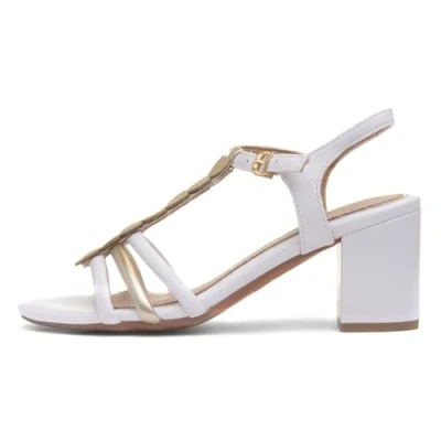 Abbildung von Marco Tozzi Riemensandalette, Damen, Größe: 39, White comb Schuhe