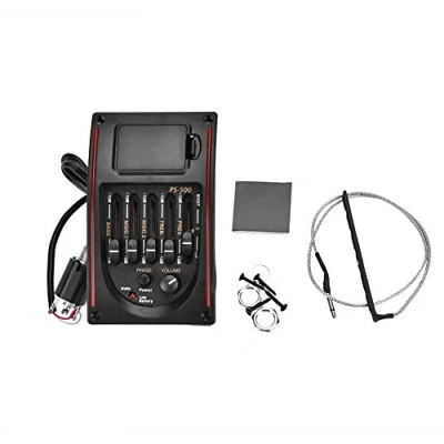 Abbildung von Gitarren Tonabnehmer Akustikgitarre,Piezo Tonabnehmer,Gitarre Piezo Tonabnehmer,Eq Ps 500 5 Band Equalizer Digitale Gitarre Preamp Tuner Für Akustikgitarre