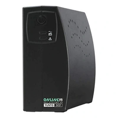 Abbildung von Online USV Systeme YUNTO 500, 500VA / 300W, Line Interactive Schwarz