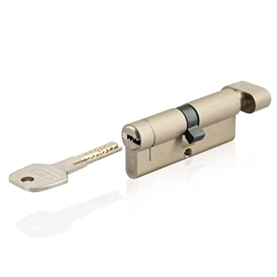 Abbildung von GERCAR Pro+ Knaufzylinder 6x gleichschließend 30/30 Set 6 Schließzylinder mit Knauf Form H inkl. 30 Schlüssel 60 mm Zylinderschloss 6er Zylinder Länge: 60mm, A:30 B:30 Schließsystem