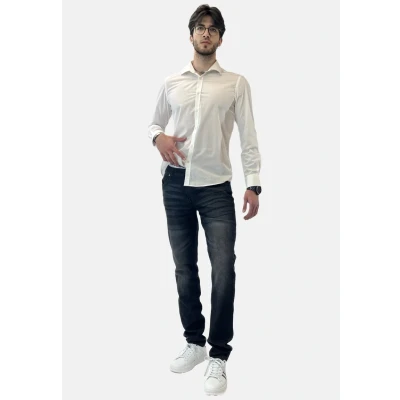 Abbildung von Elara Jeans Slim Fit, Herren, Größe: W29x34, Schwarz