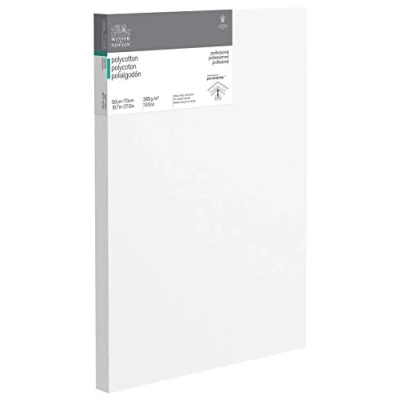 Abbildung von Winsor &amp; Newton 6206061 Professional Keilrahmen Deep Edge aus Baumwollmischgewebe, 385 g/m², 3 fach grundiert, mittlere Körnung, ideal für die Ölfarben und Acrylfarben 50x70cm