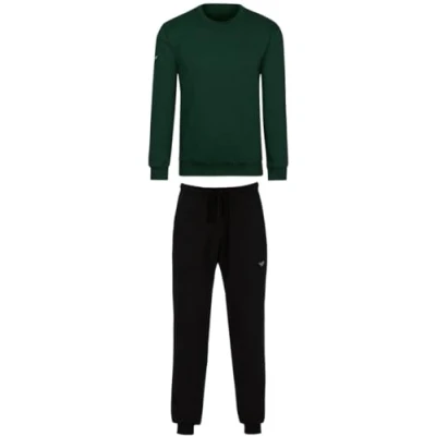 Abbildung von Trigema Herren 6795018 Freizeitanzug, Tanne, XL