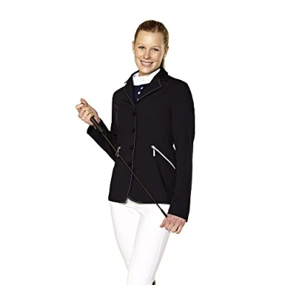Abbildung von Pfiff 101851 Damen Reitjacke Debora, Turnierjacke Turnierjacket,, Schwarz 44