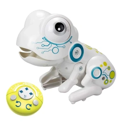 Abbildung von Silverlit Robo Frog YCOO Frosch Ferngesteuerter Frosch, der springen kann, Spiele Spielen, Dinge greifen und Geräusche Machen kann
